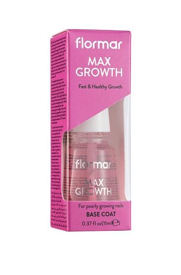  Max Growth Besleyici & Uzamaya Yardımcı Oje Bazı/Tırnak Cilası Şeffaf 8690604560493 | Flormar