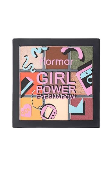  Girl Power Yüksek Pigmentli & Mat Bitişli 4'lü Kompakt Göz Farı Paleti Kahverengi̇ 8682536038706 | Flormar