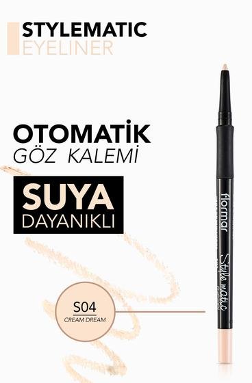  Stylematic Mat Bitişli & Suya Dayanıklı Asansörlü Göz Kalemi  8690604190515 | Flormar