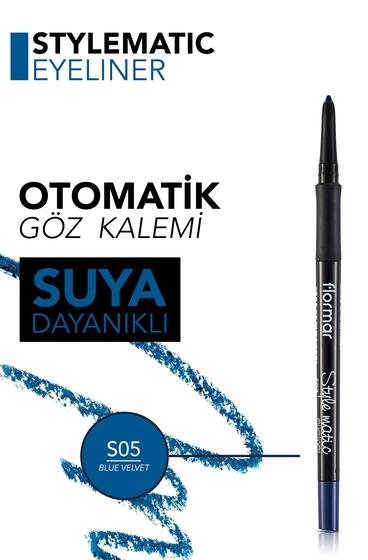  Stylematic Mat Bitişli & Suya Dayanıklı Asansörlü Göz Kalemi  8690604190522 | Flormar