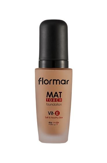  Mat Touch E Vitamini İçeren Yüksek Pigmentli & Mat Bitişli Fondöten Kahverengi̇ 8690604248049 | Flormar