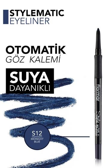 Stylematic Mat Bitişli & Suya Dayanıklı Asansörlü Göz Kalemi  8690604547210 | Flormar