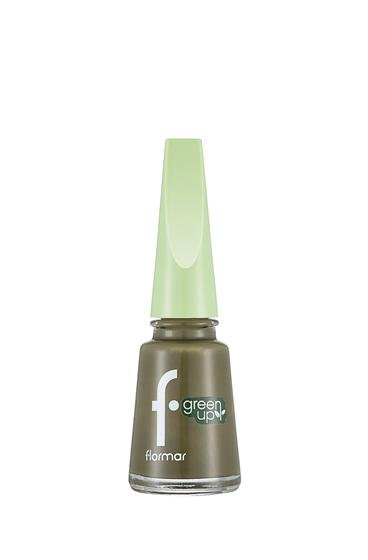  Green Up Yüksek Pigmentli & Parlak Bitişli Nefes Alabilen Vegan Oje Yeşi̇l 4251903324113 | Flormar