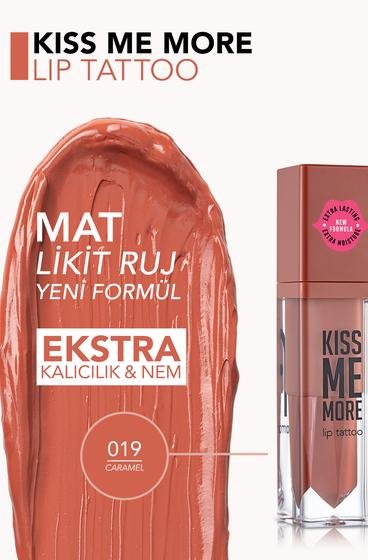  Kiss Me More Yüksek Pigmentli & Mat Bitişli Nemlendirici Likit Ruj  8682536040860 | Flormar