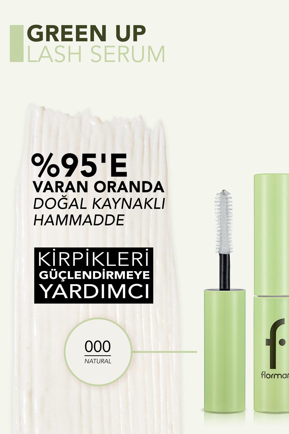  Green Up Güçlendirici Vegan Kirpik Serumu  4251903322270 | Flormar