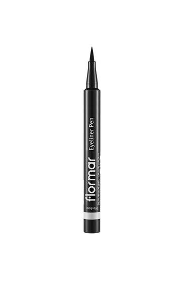  Eyeliner Pen Yüksek Pigmentli & Yarı Mat Bitişli Keçe Uçlu Likit Göz Kalemi Si̇yah 8690604109609 | Flormar