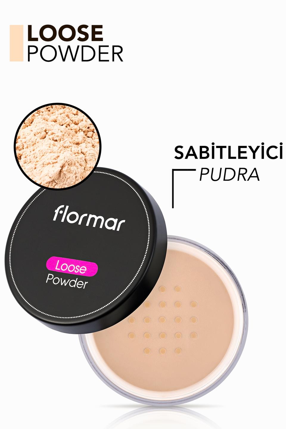 Ultra İnce Dokulu & Yarı Mat Bitişli Sabitleyici Toz Pudra Bej 8690604400034 | Flormar