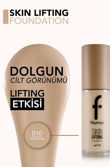  Skin Lifting Sıkılaştırıcı Bakım Yapan Kremsi Dokulu SPF 30 Fondöten  8682536059534 | Flormar