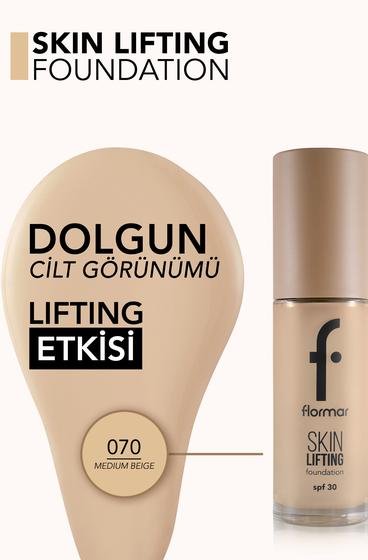  Skin Lifting Sıkılaştırıcı Bakım Yapan Kremsi Dokulu SPF 30 Fondöten  8682536059657 | Flormar