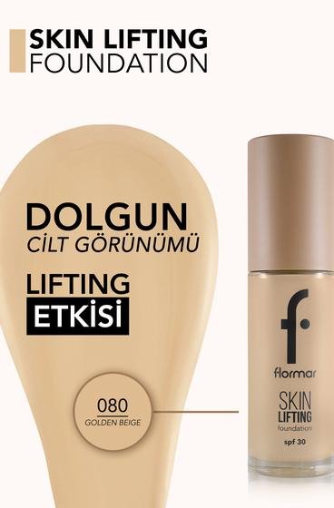  Skin Lifting Sıkılaştırıcı Bakım Yapan Kremsi Dokulu SPF 30 Fondöten  8682536059671 | Flormar