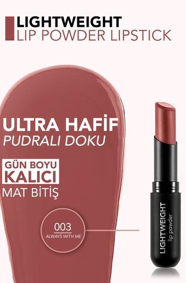  Lightweight Lip Powder Yüksek Pigmentli & Mat Bitişli Ultra Hafif Ruj  8682536061681 | Flormar