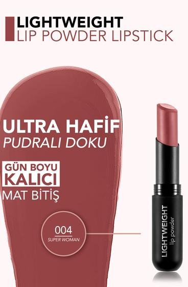  Lightweight Lip Powder Yüksek Pigmentli & Mat Bitişli Ultra Hafif Ruj  8682536061704 | Flormar