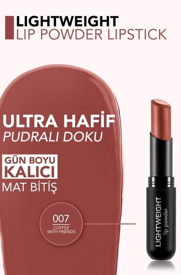  Lightweight Lip Powder Yüksek Pigmentli & Mat Bitişli Ultra Hafif Ruj  8682536061766 | Flormar