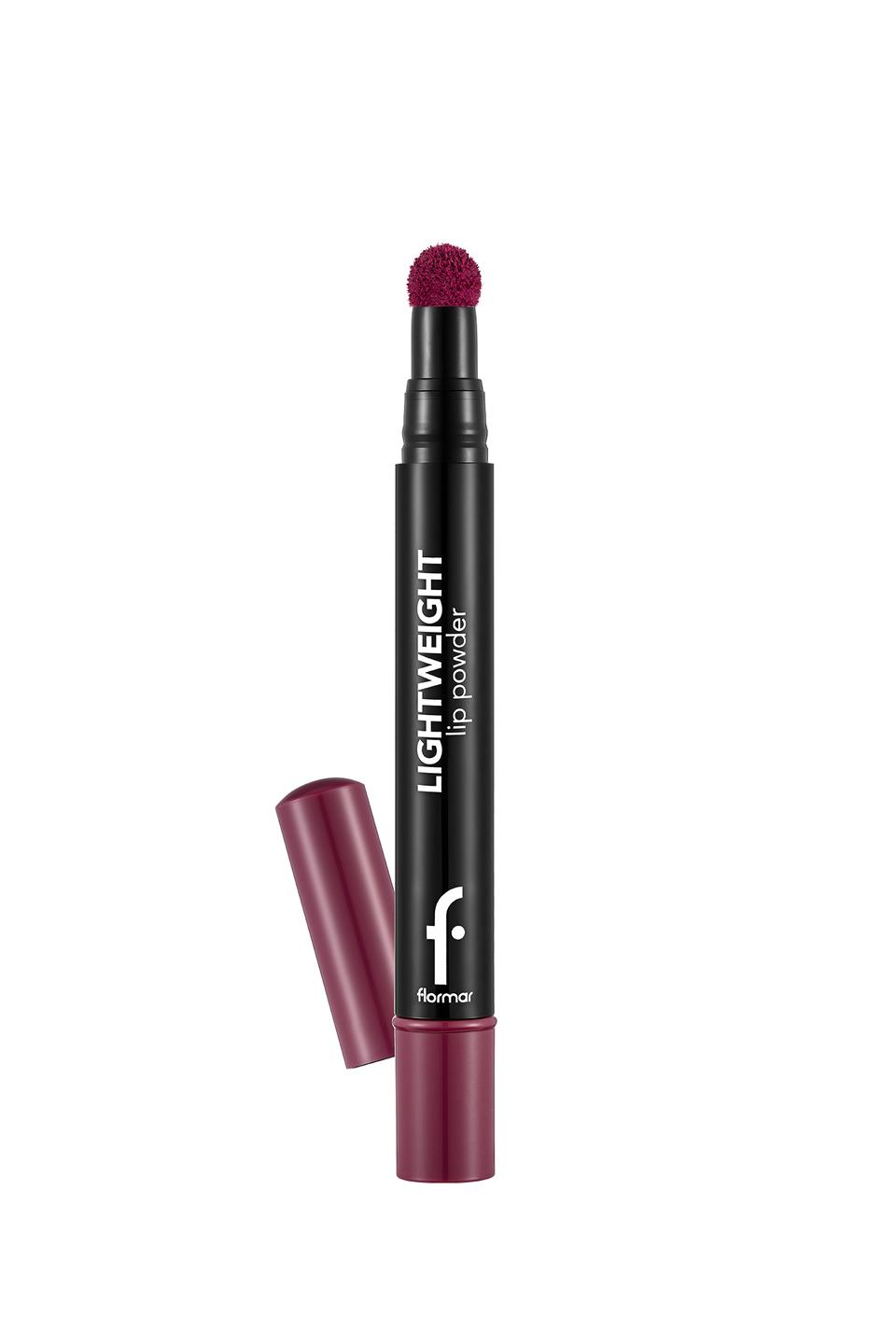  Lightweight Yarı Transparan & Mat Bitişli Nemlendirici Dudak Pudrası Mor 8682536007542 | Flormar