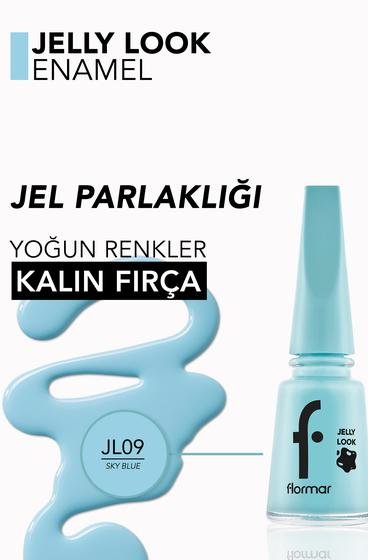  Jelly Look Yüksek Pigmentli & Parlak Bitişli Jel Görünümlü Oje Mavi̇ 8690604233670 | Flormar