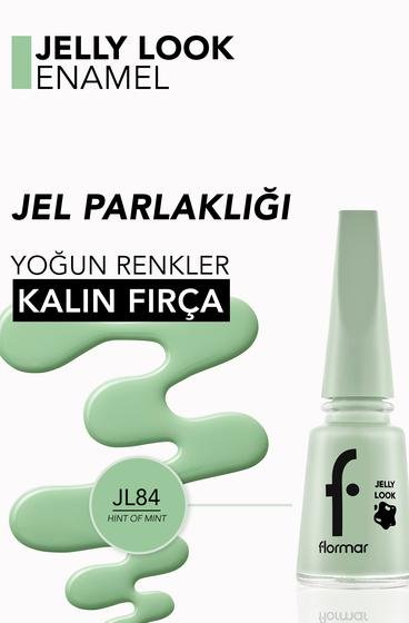  Jelly Look Yüksek Pigmentli & Parlak Bitişli Jel Görünümlü Oje Yeşi̇l 8682536023245 | Flormar