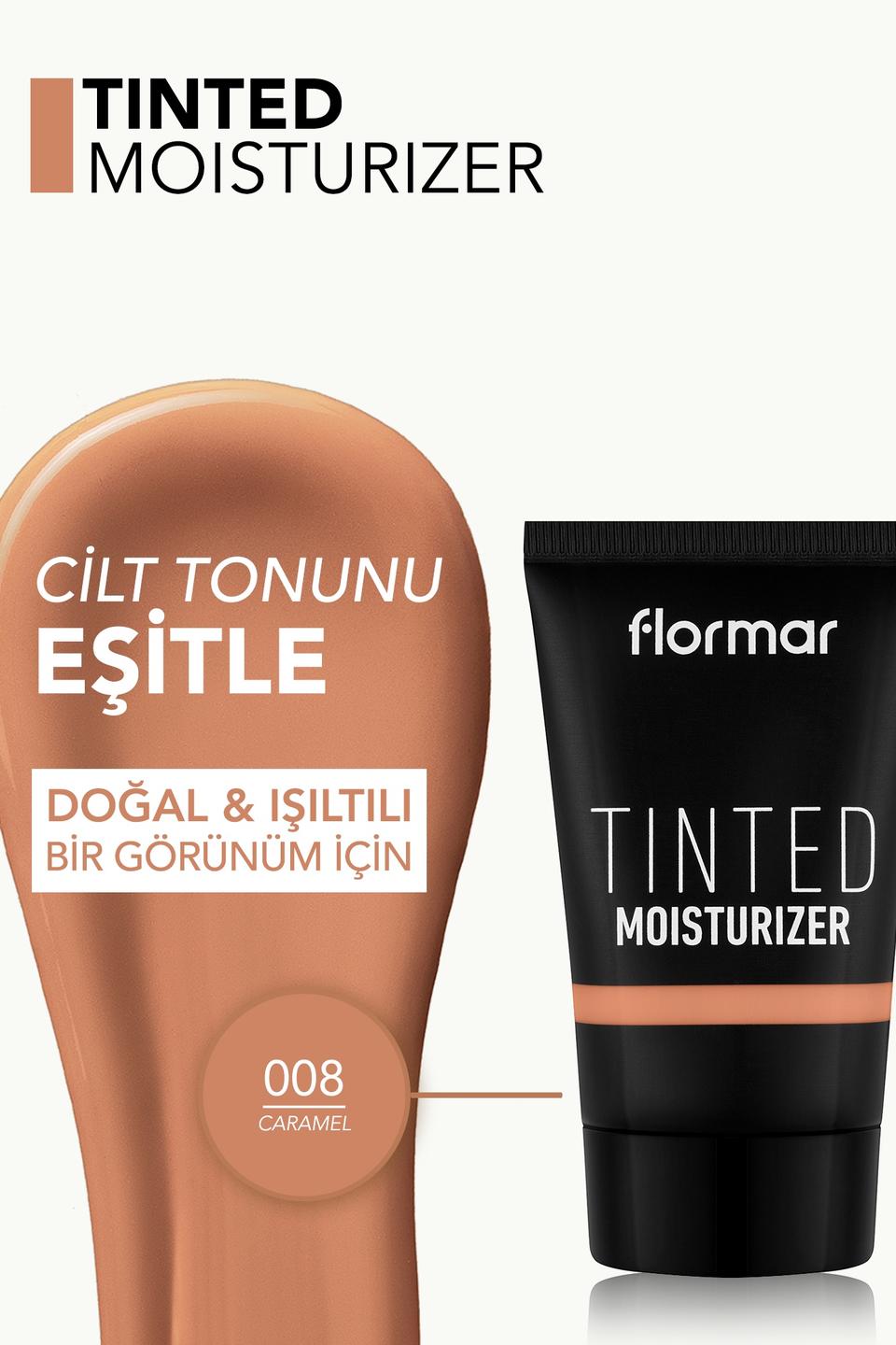  Tinted Moisturizer Eşit Tonlu & Işıltılı Görünüm Veren Renkli Nemlendirici  8682536079433 | Flormar