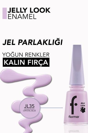  Jelly Look Yüksek Pigmentli & Parlak Bitişli Jel Görünümlü Oje Li̇la 8690604378456 | Flormar