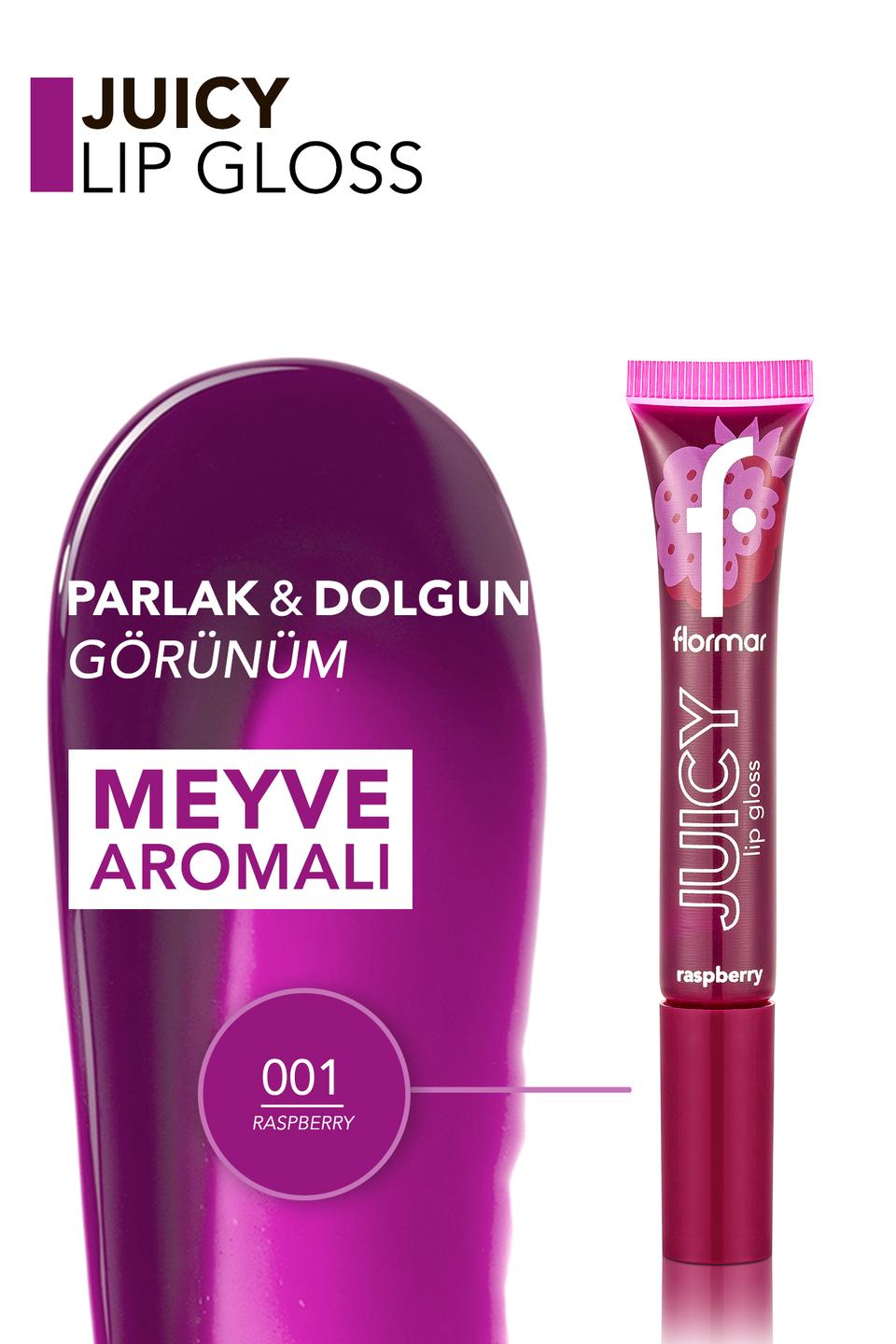  Juicy Doğal Renk Veren Meyve Aromalı Nemlendirici Dudak Parlatıcısı  8682536087711 | Flormar