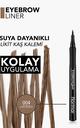  Yüksek Pigmentli & Suya Dayanıklı Keçe Uçlu Likit Kaş Kalemi