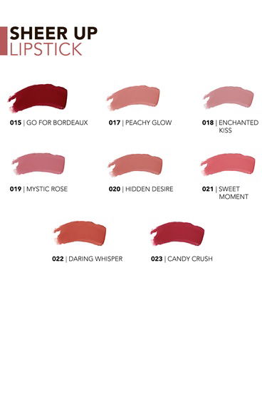  Sheer Up Yarı Transparan & Parlak Bitişli Nemlendirici Ruj Pembe 8682536012010 | Flormar