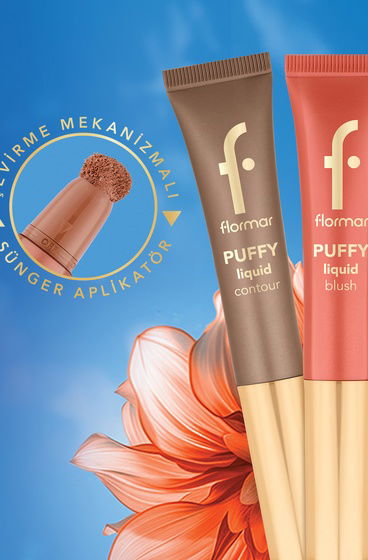  Puffy Liquid Hafif Yapılı & Sünger Aplikatörlü Yoğunluğu Ayarlanabilir Likit Kontür  8682536093804 | Flormar