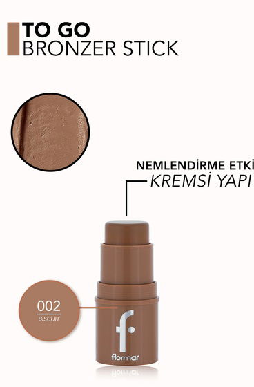  To Go Doğal Bitişli & Nemlendirme Etkili Kremsi Stick Bronzer  8682536098519 | 