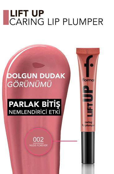  Lift Up Dolgun Görünüm Veren & Hyaluronik Asit Etkili Dudak Parlatıcısı  8682536098403 | Flormar